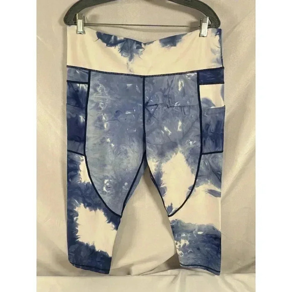 Zyia Active Blue Light N Tight Hi-Rise Capri Legging 20" XL - Picture 1 of 7